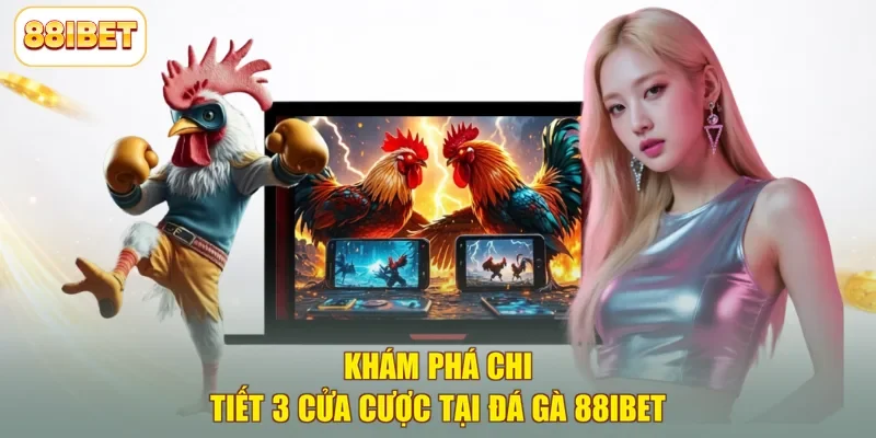 Khám phá chi tiết 3 cửa cược tại đá gà 88ibet
