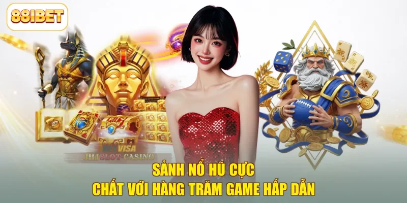 Sảnh nổ hũ cực chất với hàng trăm game hấp dẫn